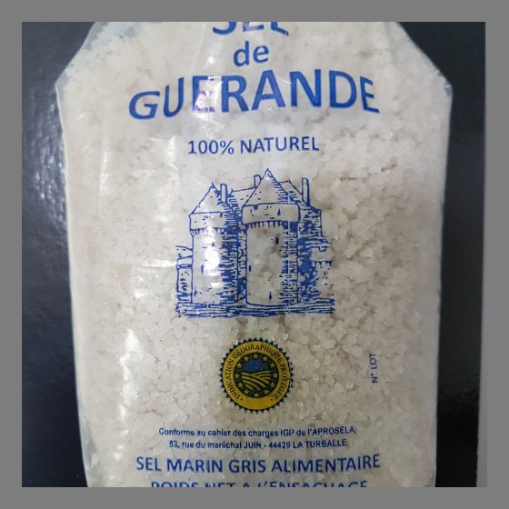 GROS SEL GRIS DE GUERANDE 1kg - SEL MARIN DE GUERANDE - 100% NATUREL
