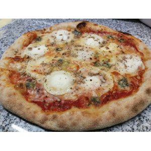 Pizza '4 fromages' version chèvre