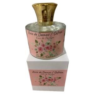 Eau de parfum:  roses de damas/safran
