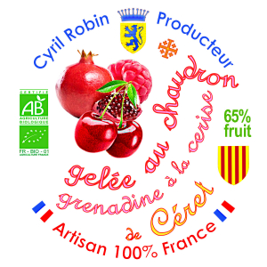 Confiture 65% grenadine cerise céret (gelée)