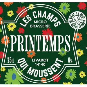 Bière artisanale bio - printemps 75cl