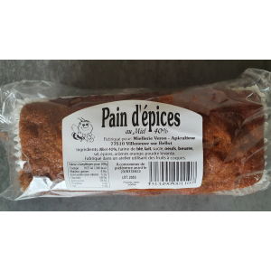 Pain d'épices 40% de miel