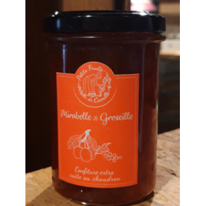 Confiture mirabelle groseille