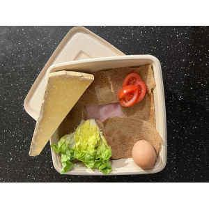 Galette cantal œuf jambon