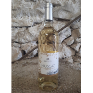 Igp ardeche blanc  muscat 75 cl