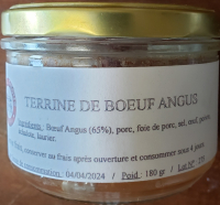 Terrine de bœuf angus bio