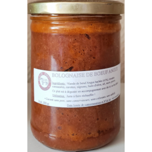 Bolognaise au bœuf angus