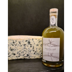 Bleu lavé à la liqueur de verveine verte