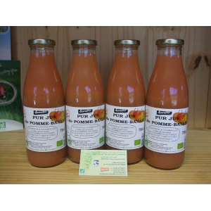 Pur jus de pomme-banane 75 cl