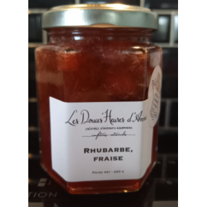 Confiture fraise et rhubarbe