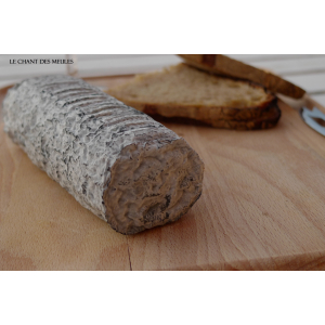 Buche de chèvre demi- affinée cendée lait cru