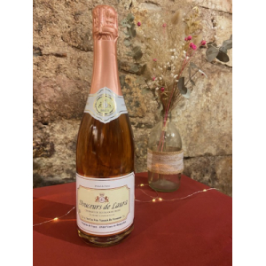 Crémant de bourgogne rosé 'douceurs de laura'