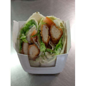 Wrap nuggets sauce blanche