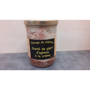 Sauté de gigot d'agneau