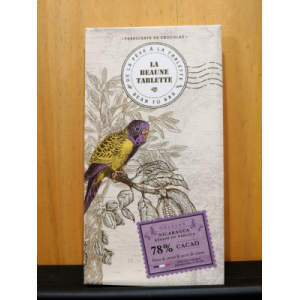 Tablette chocolat noir nicaragua 78%