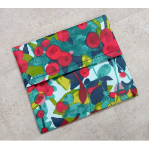 Etui voyage pour savon coquelicot