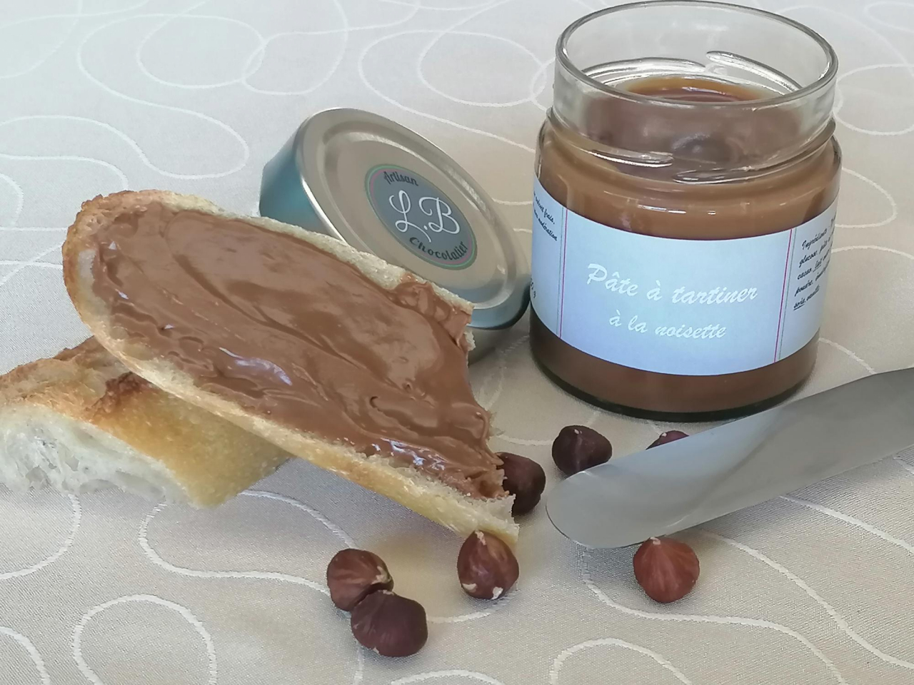 Pâte à tartiner chocolat/noisette – LLG