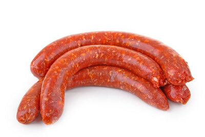 Saucisse d'agneau et boeuf basque
