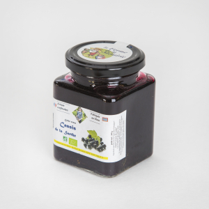 Confiture extra cassis sarthe gelee 330g