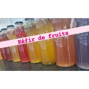 Boisson kéfir fruits jaunes