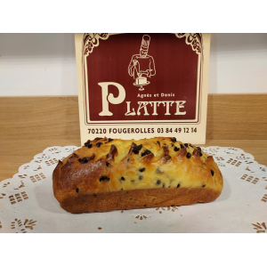 Brioche aux pépites de chocolat tranchée