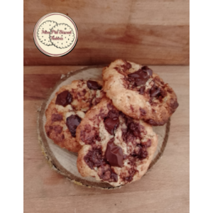 4 cookies pépites de chocolat