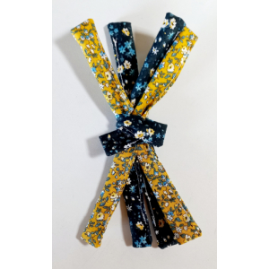 Lot attaches alimentaire bleu/jaune