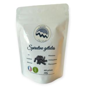 Spiruline française en gélules – boîte de 400
