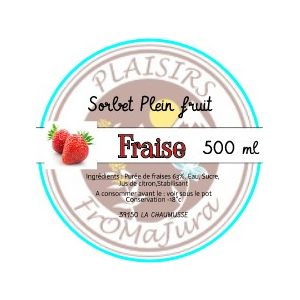 Sorbet fraise