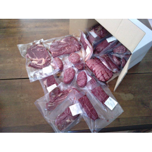 Colis viande de boeuf sous vide surgelé