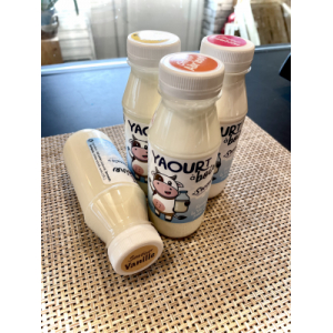 Yaourt à boire framboise