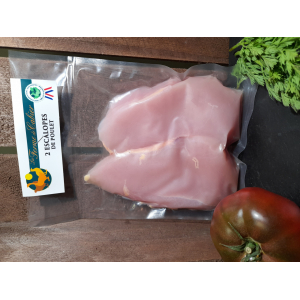 Escalope de poulet x2