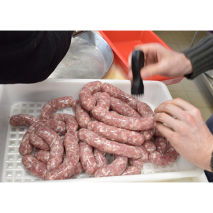 SAUCISSON SEC artisanal sans nitrite boyau et flore naturels