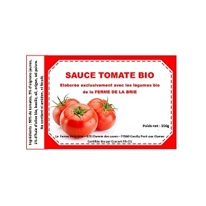 Sauce tomate bio