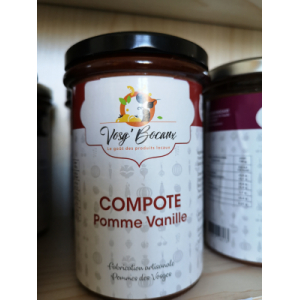 Compote pomme vanille
