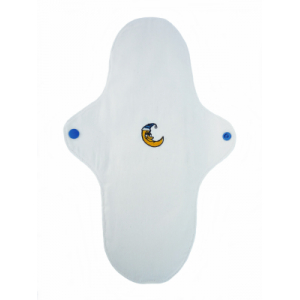 Serviette hygiénique nuit lavable en coton