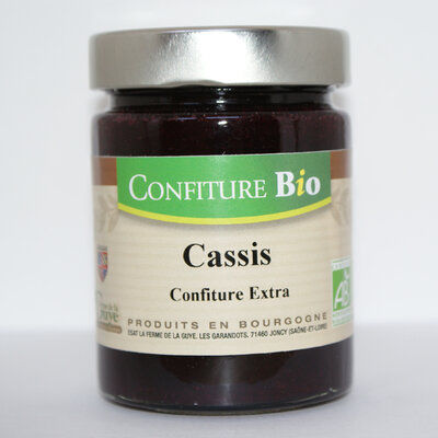 Confiture cassis bio