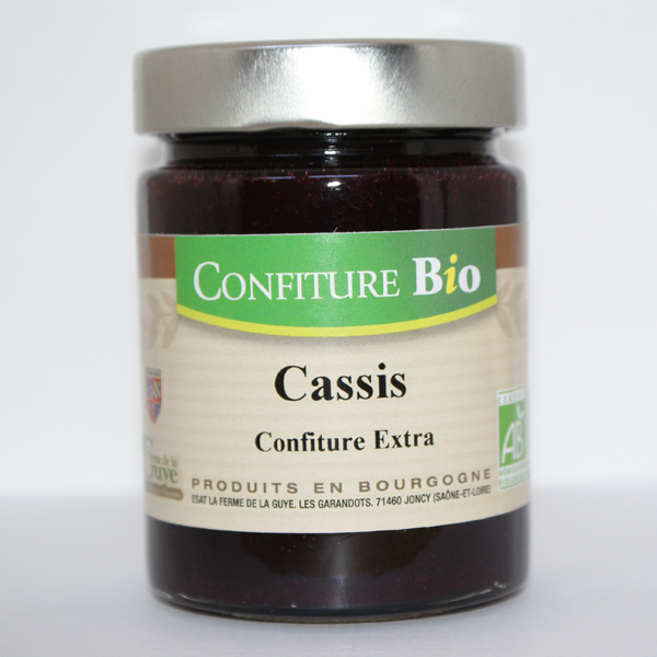 Confiture Cassis Bio G Ferme De La Guye Locavor Fr