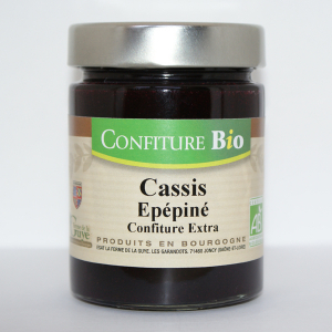 Confiture cassis épépiné bio