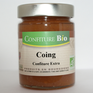 Confiture coing bio