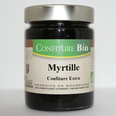 Confiture myrtille sauvage bio