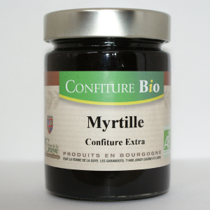 Confiture myrtille sauvage bio