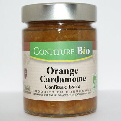 Confiture orange cardamone bio