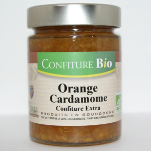 Confiture orange cardamone bio