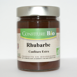 Confiture rhubarbe bio