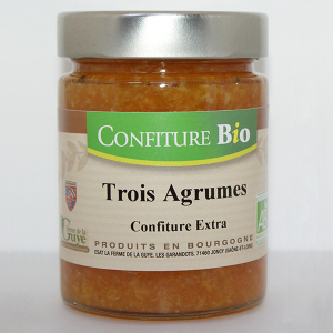 Confiture 3 agrumes bio