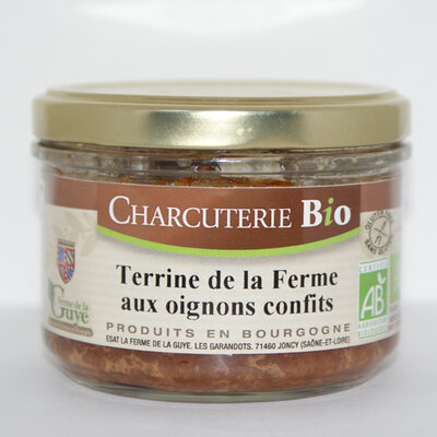 Terrine jarret porc & oignons confits bio