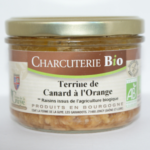 Terrine canard à l'orange bio