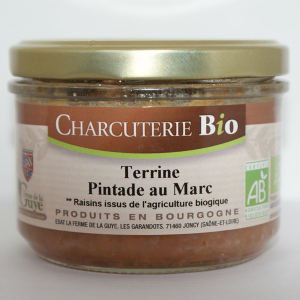 Terrine pintade / marc de bourgogne bio