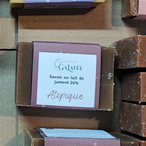 Savon peau atopique au lait de jument